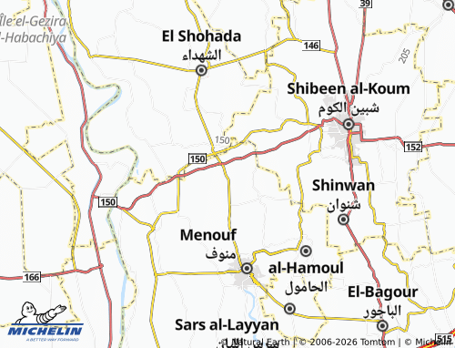 Mapa MICHELIN Munsha'at Sultan - ViaMichelin