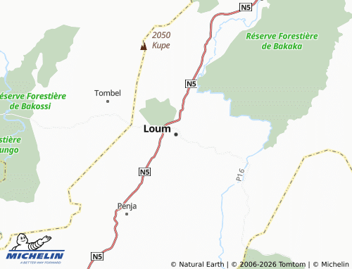 MICHELIN-Landkarte Loum - ViaMichelin