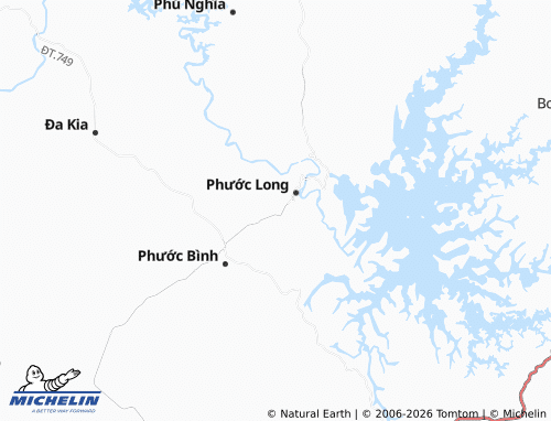 MICHELIN Sơn Giang map - ViaMichelin