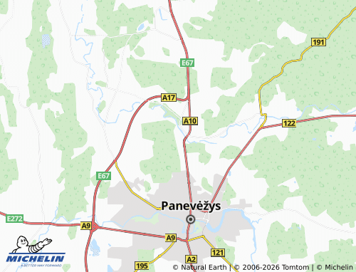 Mappa MICHELIN Piniava - ViaMichelin