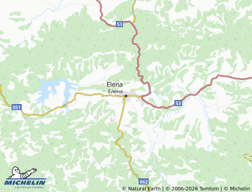 Mappa MICHELIN Elena - ViaMichelin