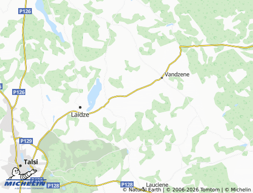 Mapa MICHELIN Lādzere - ViaMichelin