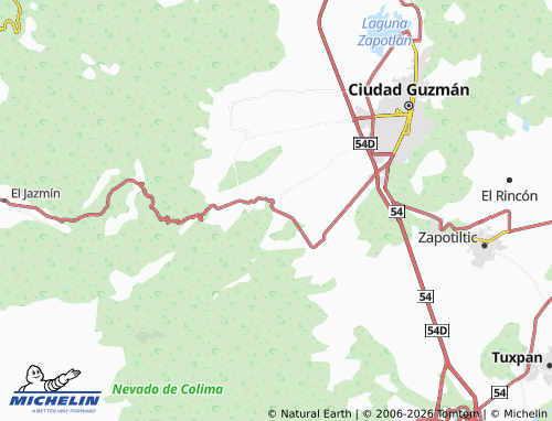 Mappa MICHELIN Los Depósitos - ViaMichelin
