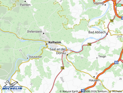 MICHELIN Kelheimwinzer map - ViaMichelin