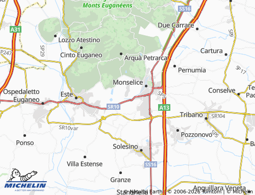 Mappa MICHELIN Marendole - ViaMichelin