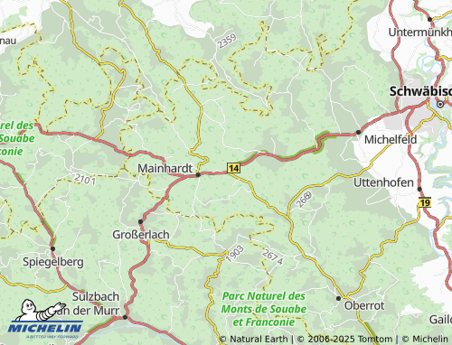 Kaart MICHELIN Stock - ViaMichelin