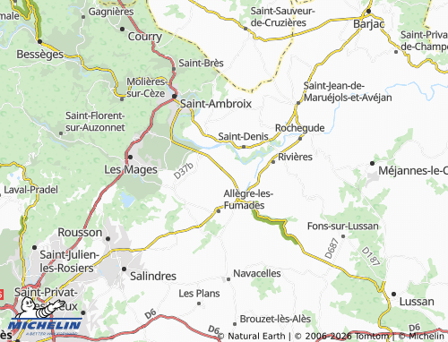 Mappa MICHELIN Potelières - ViaMichelin