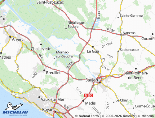 Mapa MICHELIN L'Éguille - ViaMichelin