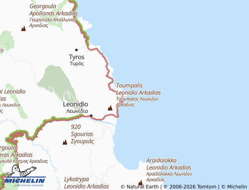 MICHELIN Sampatiki map - ViaMichelin