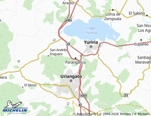 Mapa MICHELIN Parangarico - ViaMichelin