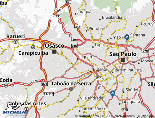 Mapa MICHELIN Jaguaré - ViaMichelin