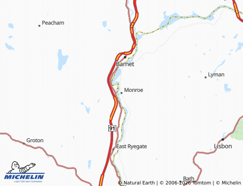 Carte MICHELIN Monroe - ViaMichelin