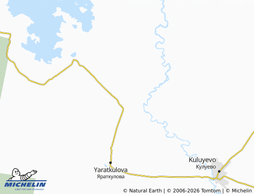 MICHELIN-Landkarte Bikkulova - ViaMichelin