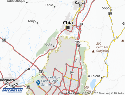 Carte MICHELIN La Candelaria - ViaMichelin