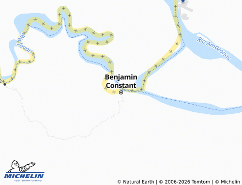 MICHELIN-Landkarte Benjamin Constant - ViaMichelin