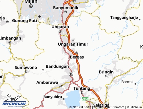 Carte MICHELIN Karangjati - ViaMichelin