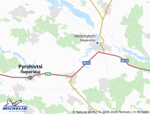 MICHELIN Rusanivtsi map - ViaMichelin