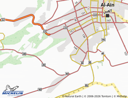 MICHELIN Al Rawdah Al Sharqiyah map - ViaMichelin