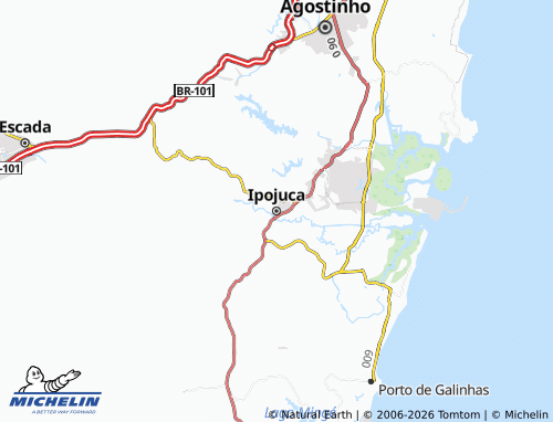 MICHELIN-Landkarte Ipojuca - ViaMichelin