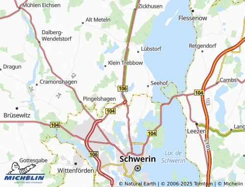 Mapa MICHELIN Kirch Stück - ViaMichelin