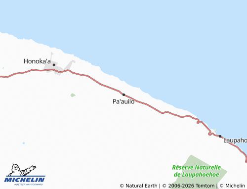 Carte MICHELIN Pa'auilo - ViaMichelin