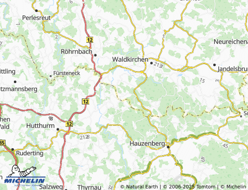 MICHELIN-Landkarte Bernhardsberg - ViaMichelin