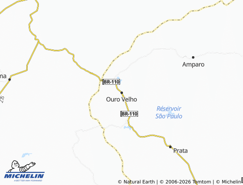 Mapa MICHELIN Ouro Velho - ViaMichelin