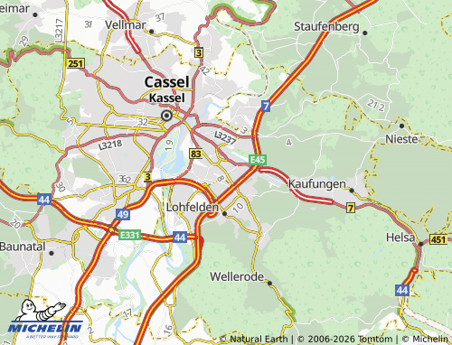 MICHELIN Forstfeld map - ViaMichelin