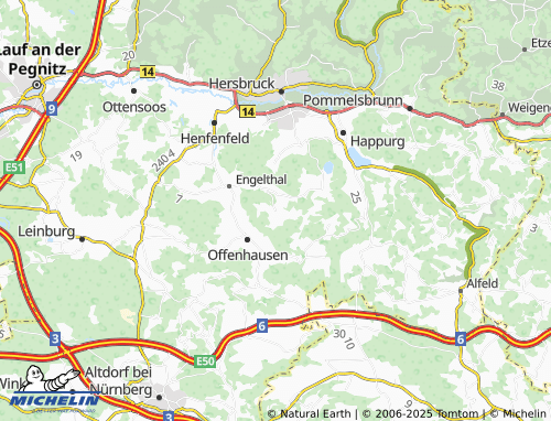 MICHELIN Prosberg map - ViaMichelin