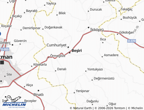 Mappa MICHELIN Kobin - ViaMichelin