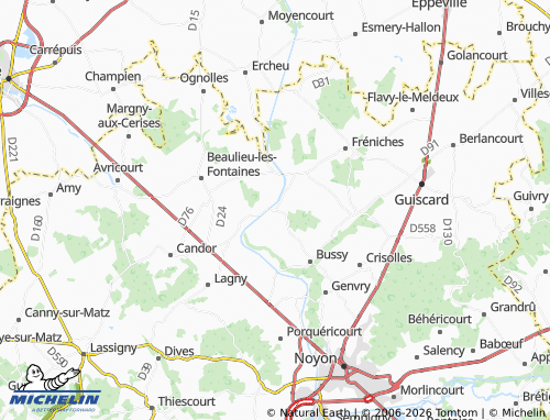 Mappa MICHELIN Campagne - ViaMichelin