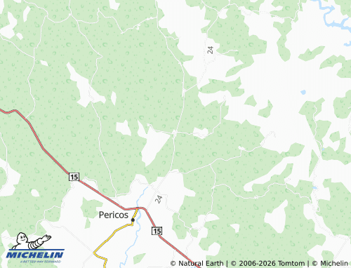 MICHELIN Santiago de Comanito map - ViaMichelin