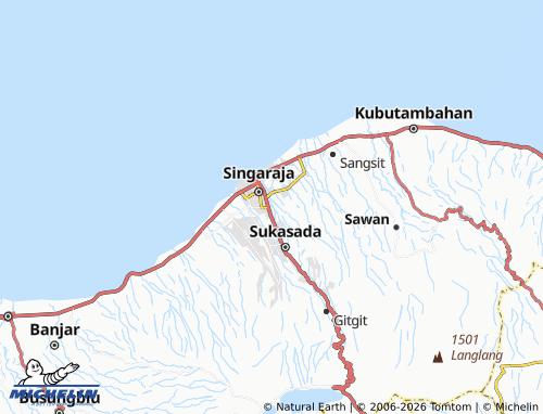 Kaart MICHELIN Kampung Singaraja - ViaMichelin