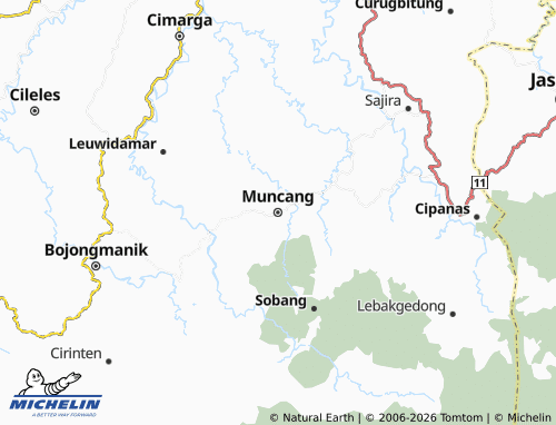 MICHELIN Muncang map - ViaMichelin