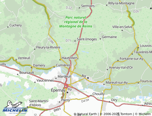 Mappa MICHELIN Champillon - ViaMichelin