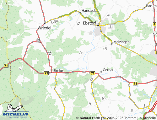 MICHELIN Linden map - ViaMichelin