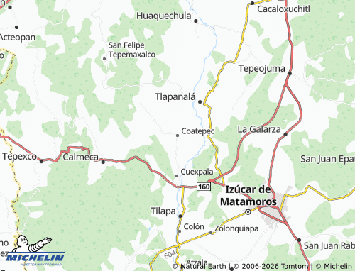 Mappa MICHELIN Coatepec - ViaMichelin