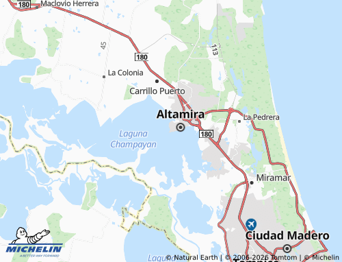 Mappa MICHELIN Puerto Escondido - ViaMichelin