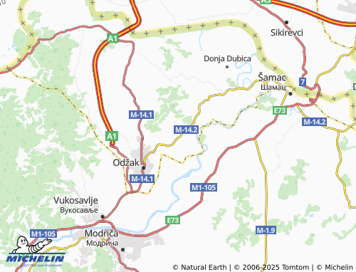 MICHELIN Novo Selo map - ViaMichelin