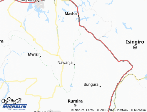 Mappa MICHELIN Nyamiyanzha - ViaMichelin