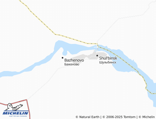 MICHELIN Novobazhenovo map - ViaMichelin