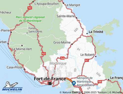 Mapa MICHELIN Saint-Domaine - ViaMichelin