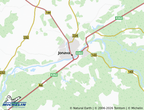 Mappa MICHELIN Jonava - ViaMichelin