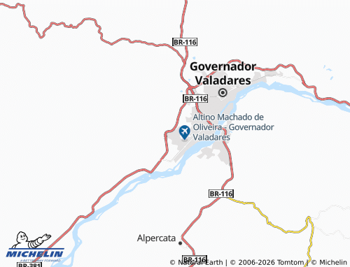 Mapa MICHELIN Tiradentes - ViaMichelin