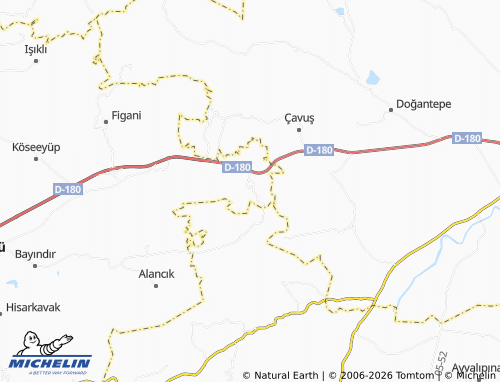 MICHELIN Kalecik map - ViaMichelin