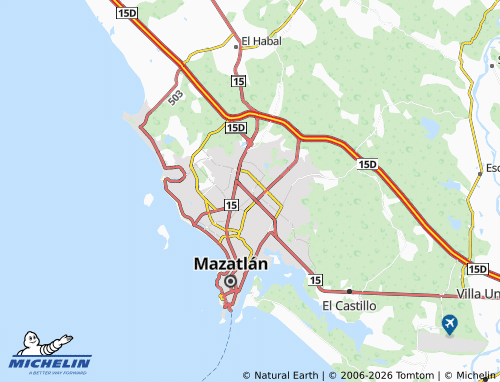 Mappa MICHELIN Valle Dorado - ViaMichelin
