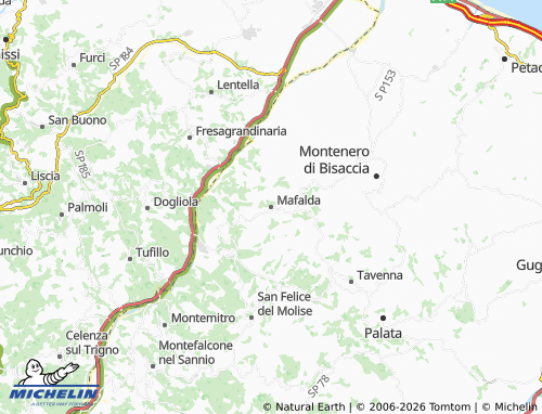 Mapa MICHELIN Mafalda - ViaMichelin