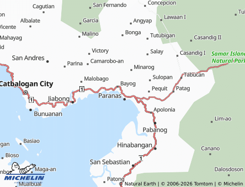 MICHELIN Poblacion 5 map - ViaMichelin