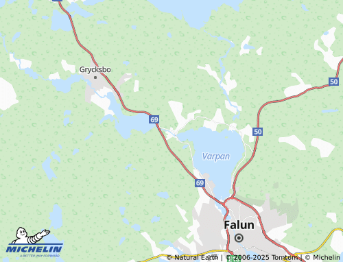 MICHELIN Bergsgården map - ViaMichelin
