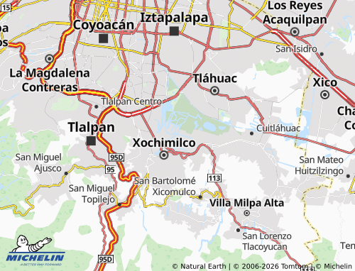 Mapa MICHELIN Santa Rosa Chililico - ViaMichelin